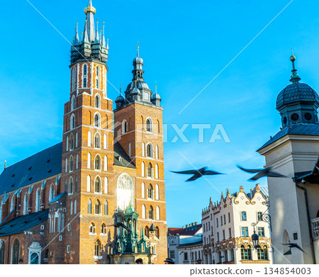 St. Mary Basilica in Krakow Poland Architecture St. Mary Basilica in Krakow Poland Architecture 134854003
