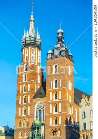 St. Mary's Basilica in Krakow Poland Architecture St. Mary's Basilica in Krakow Poland Architecture 134854004