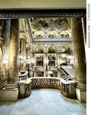 Opera Garnier balcony Opera Garnier balcony 134854384