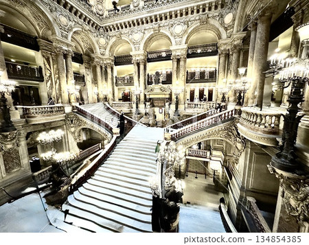 Opera Garnier Stairs Opera Garnier Stairs 134854385