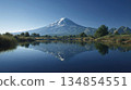 Beautiful view of upside-down Mt. Fuji 03 134854551