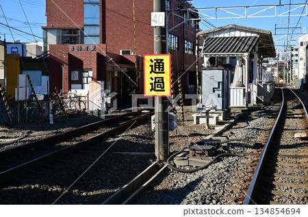 Otowacho Station (Otowachoueki) Shizuoka Railway platform 134854694