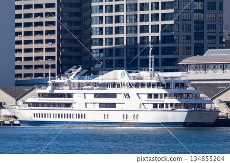 Cruise ship in Tokyo Bay 134855204