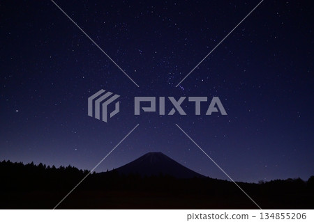 富士山(星空②) 富士山(星空②) 134855206