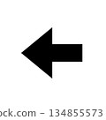 Arrow icon mark 134855573