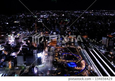 岐阜的夜景 134856429