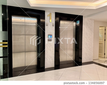Passenger elevator doors 134856897