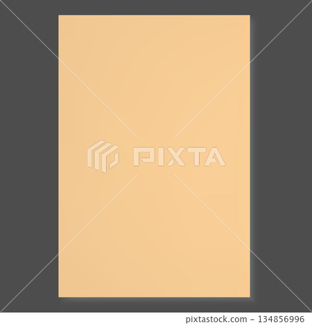 Gift cardboard box with closed lid view from above, vector realistic brown carton box for present parcel, delivery case Gift cardboard box with closed lid view from above, vector realistic brown carton box for present parcel, delivery case 134856996