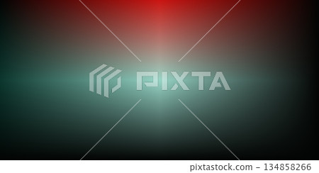 Abstract gradient background showing bright teal light line on dark horizon 134858266
