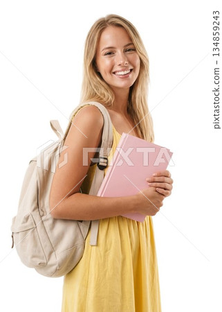 Student With Book 134859243
