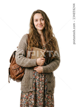 Student With Book Student With Book 134859244