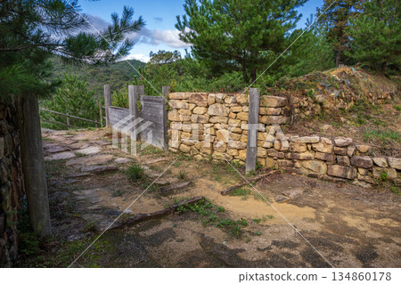 Okayama Kinojo Castle North Gate Ruins Okayama Kinojo Castle North Gate Ruins 134860178
