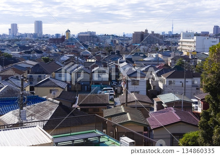 Residential area around Ichikawa Station, Ichikawa City, Chiba Prefecture, December 2025 134860335