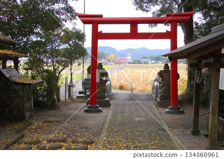 Sugawara Shrine in Ebino City, Miyazaki Prefecture 134860961