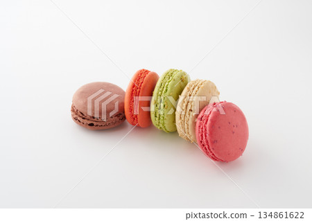 馬卡龍西式甜點圖片 134861622
