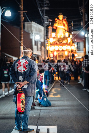 佐原大祭秋季祭花車和夜間燈籠 134861950