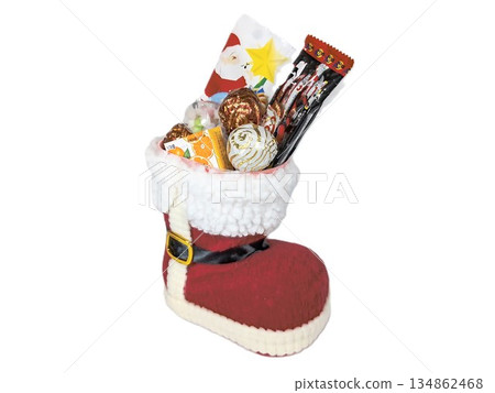 Christmas boots, shoes 134862468