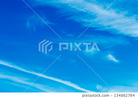  Blue sky and clouds 134862764