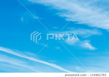  Blue sky and clouds 134862765