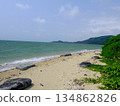Manta ray beach on Yubu Island, Okinawa 134862826