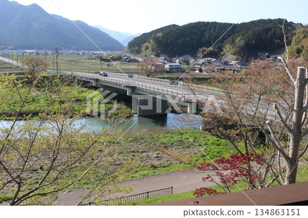 Spring in Tamba city, cherry blossoms, Hikami, Kashiwara, Hyogo Prefecture Spring in Tamba city, cherry blossoms, Hikami, Kashiwara, Hyogo Prefecture 134863151