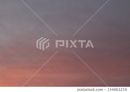 Spring evening scenery, pale sky, beautiful Spring evening scenery, pale sky, beautiful 134863258