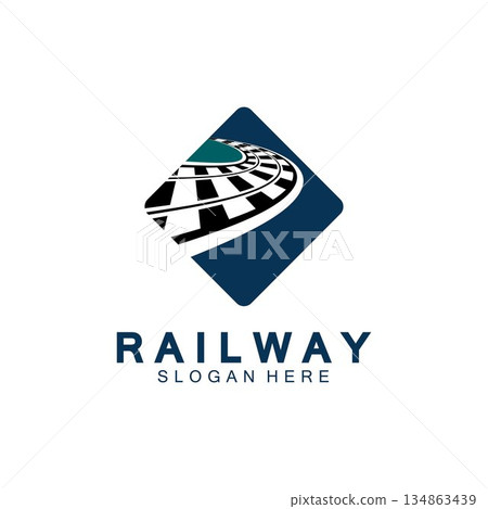 Simple Rail logo vector icon design illustration Simple Rail logo vector icon design illustration 134863439