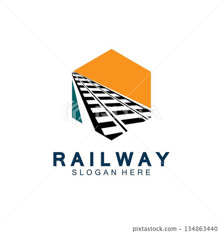 Simple Rail logo vector icon design illustration Simple Rail logo vector icon design illustration 134863440