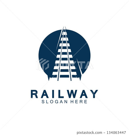 Simple Rail logo vector icon design illustration Simple Rail logo vector icon design illustration 134863447