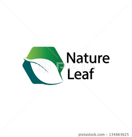 leaf logo design vector for nature symbol template editable,Green leaf logo ecology nature element vector icon. 134863625