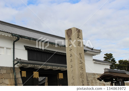 Kyoto Nijo Castle, Meiji Restoration, Historic Site, Winter 134863972