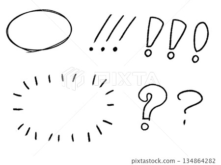 Simple monochrome illustration 134864282