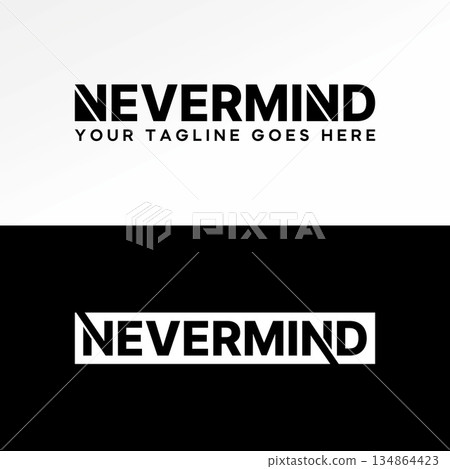 Nevermind text cut art unique word message youth clothing worry attitude love logo design graphic concept creative premium vector stock image top sell Nevermind text cut art unique word message youth clothing worry attitude love logo design graphic concept creative premium vector stock image top sell 134864423