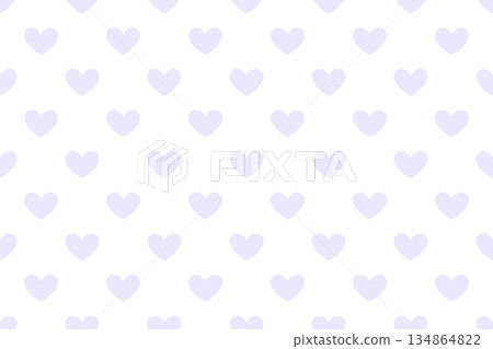 Heart Pattern Purple 134864822