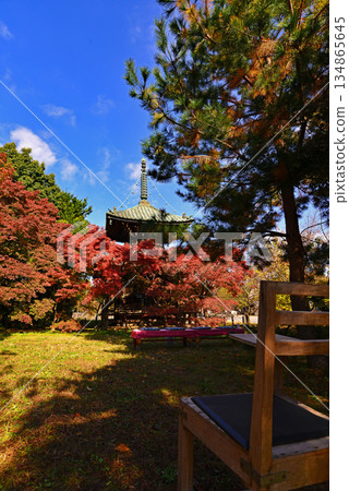 秋葉染成的塔霍托塔 秋葉染成的塔霍托塔 134865645