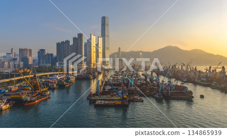 Dec 24 2025 New Yau Ma Tei Typhoon Shelter in West Kowloon Hong Kong Dec 24 2025 New Yau Ma Tei Typhoon Shelter in West Kowloon Hong Kong 134865939