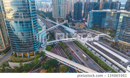 Dec 24 2025 Vibrant Skyline of Yau Tsim Mong District Hong Kong Dec 24 2025 Vibrant Skyline of Yau Tsim Mong District Hong Kong 134865981