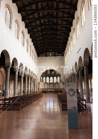 Internal of the Basilica di San Giovanni Evangelista, Ravenna. Italy 134866093