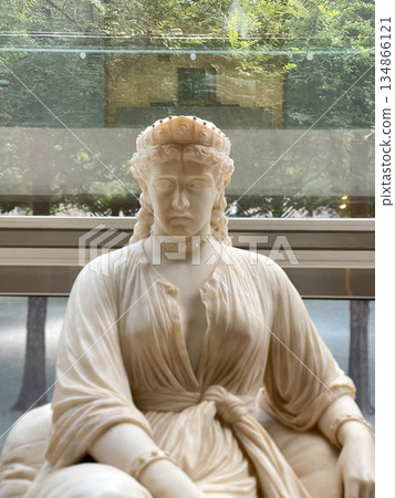 Marble sculpture. Dallas Museum of Art, Texas, United States Marble sculpture. Dallas Museum of Art, Texas, United States 134866121