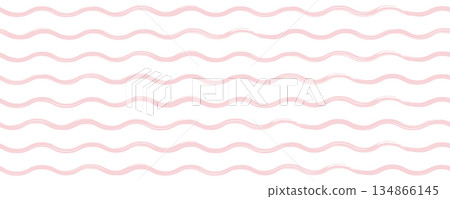 Seamless striped backdrop. Girly baby doodle and watercolor. Minimalist nursery or kids wallpaper. Vector illustration Seamless striped backdrop. Girly baby doodle and watercolor. Minimalist nursery or kids wallpaper. Vector illustration 134866145