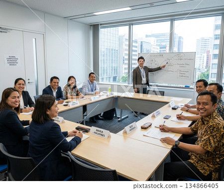 濱松商業區的多語言和跨文化培訓研討會 濱松商業區的多語言和跨文化培訓研討會 134866405