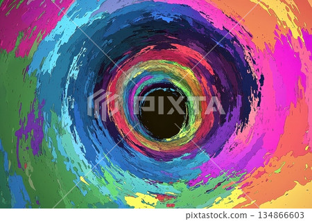 Psychedelic Swirl of Neural Pathways in Vibrant Rainbow Colors and Pale Tones Psychedelic Swirl of Neural Pathways in Vibrant Rainbow Colors and Pale Tones 134866603