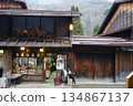 Scenery of Naraijuku on the Nakasendo road in Narai, Shiojiri city, Nagano prefecture 134867137