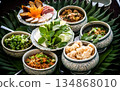ingredients for cooking thai food menu 134868010