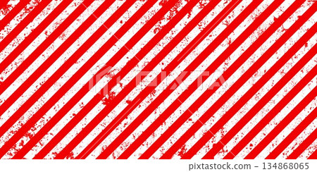 Warning sign with red and white diagonal lines. Attention, danger or caution symbol. Construction site signage, road safety notice, hazard banner, security alert shield. Vector illustration Warning sign with red and white diagonal lines. Attention, danger or caution symbol. Construction site signage, road safety notice, hazard banner, security alert shield. Vector illustration 134868065