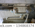 Faucet in an old house 134868374