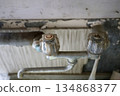 Faucet in an old house 134868377