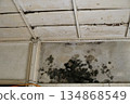 Moldy walls of an old house 134868549
