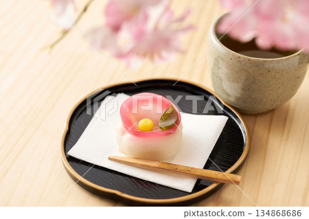 Image of Japanese sweets (nerikiri) 134868686