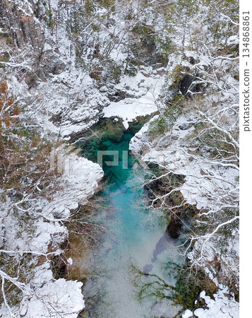 Tsukechi Gorge (winter) 134868861